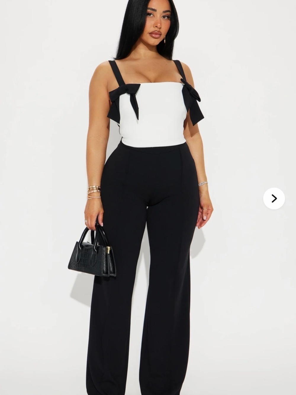 FASHIONNOVA The Brielle bow top size L